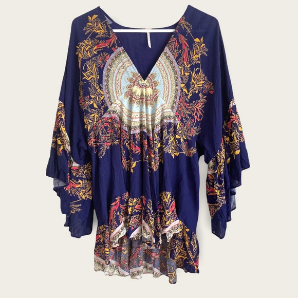 Free People dark blue tunic size XS - Picture 2 of 9